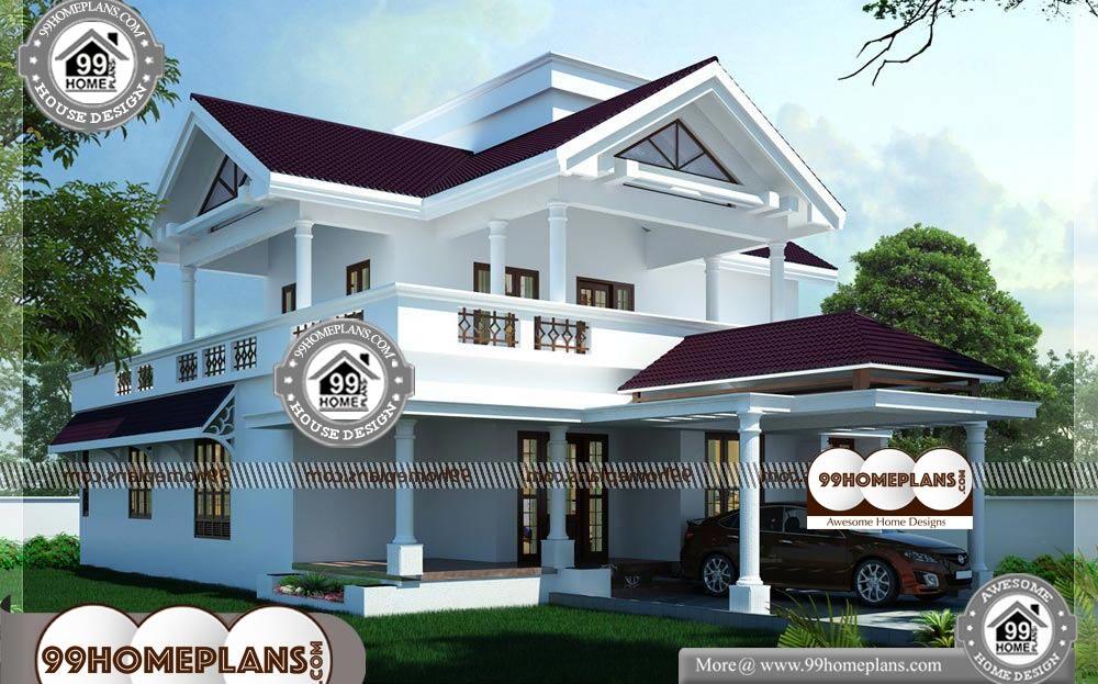 New Indian House Plans - 2 Story 2600 sqft- HOME