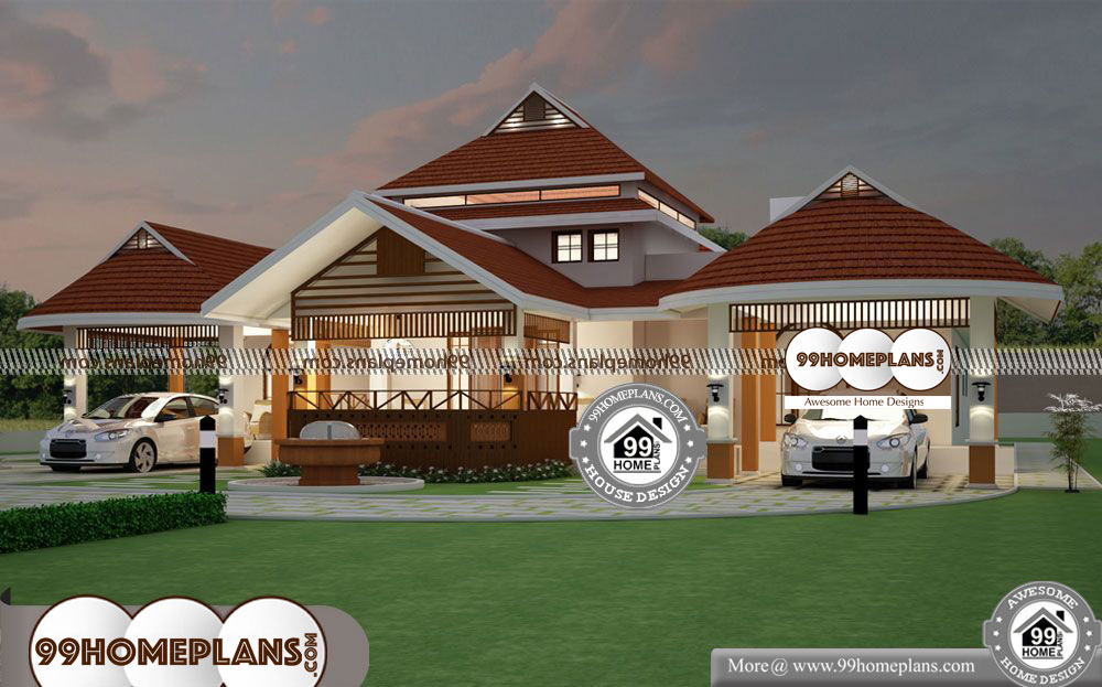 New One Story House Plans - One Story 3200 sqft-Home