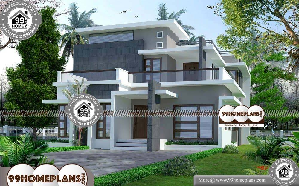 Simple House Designs Indian Style - 2 Story 2238 sqft-HOME