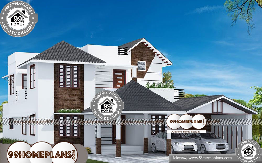 Simple House Floor Plans - 2 Story 2800 sqft-Home