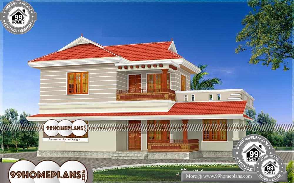 Simple Low Cost House Plans - 2 Story 1800 sqft-Home