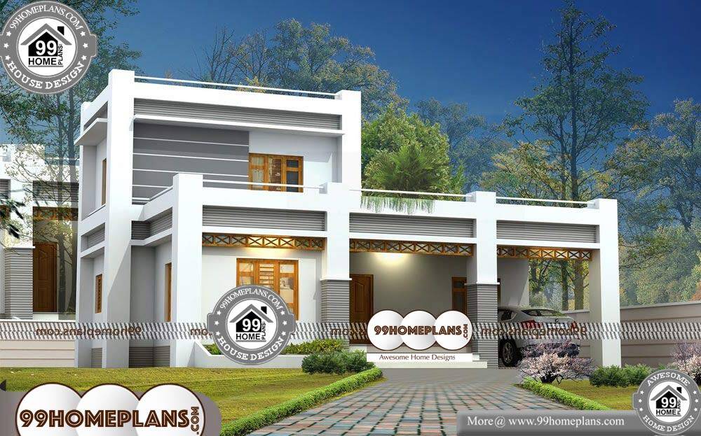 Simple Small House Plans Free & 80+ Modern House Design 2 Storey