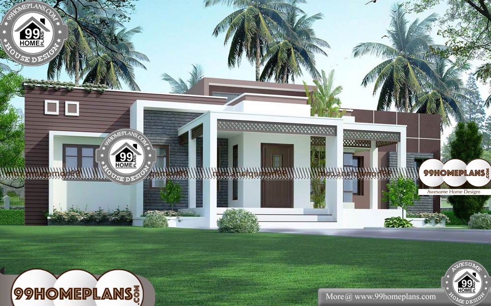 Single Bungalow House Design - One Story 1775 sqft-Home