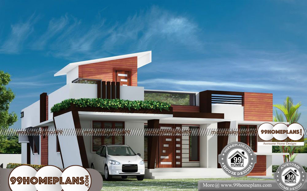 Single Floor Contemporary House Design - One Story 1653 sqft-Home