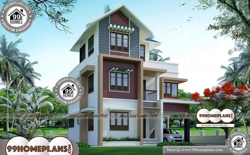 Small 1 Bedroom House Plans - 2 Story 1249 sqft-HOME