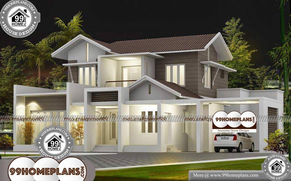 Small Affordable House Plans - 2 Story 2200 sqft-HOME 
