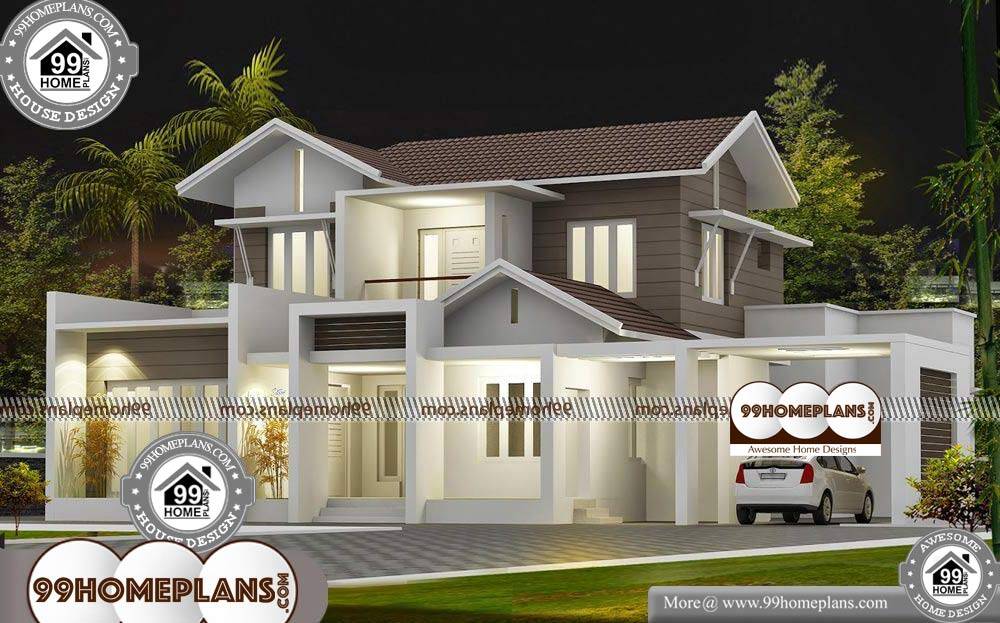 Small Affordable House Plans - 2 Story 2200 sqft-HOME