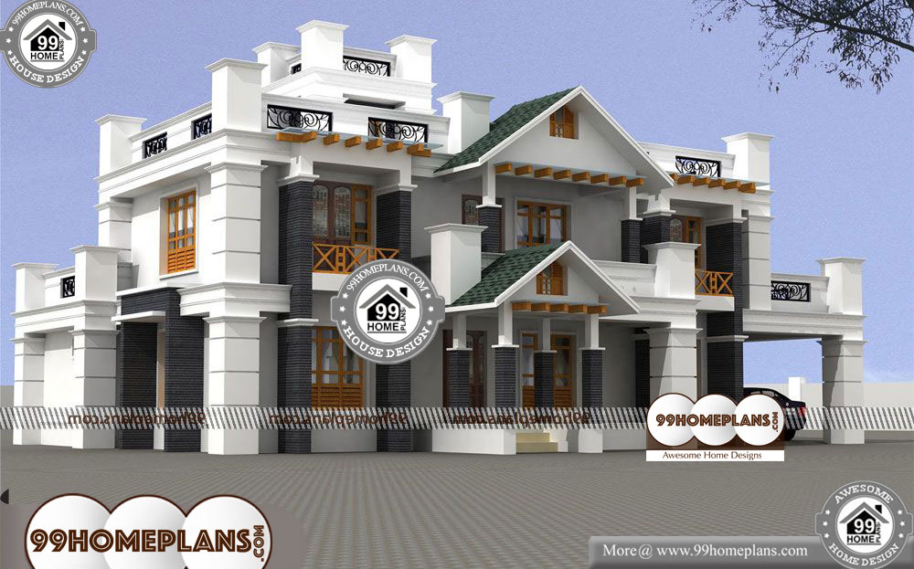 Small Budget House Plans - 2 Story 3480 sqft-Home