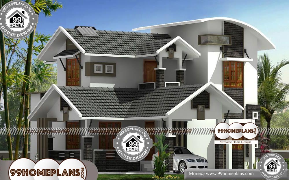 Small Home Designs with Garage - 2 Story 2650 sqft-Home
