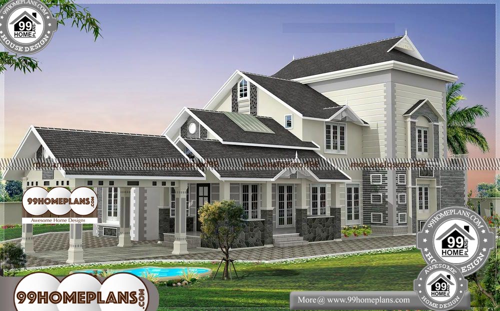 Small House Front Elevation - 2 Story 2270 sqft-Home