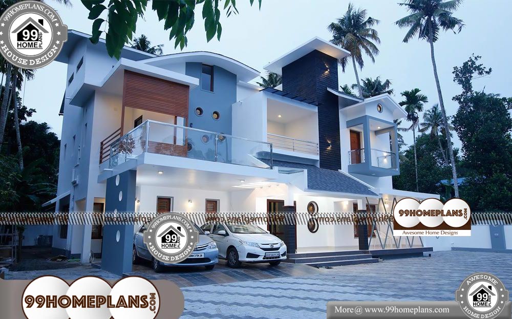 South Indian Home Design - 2 Story 4200 sqft-Home