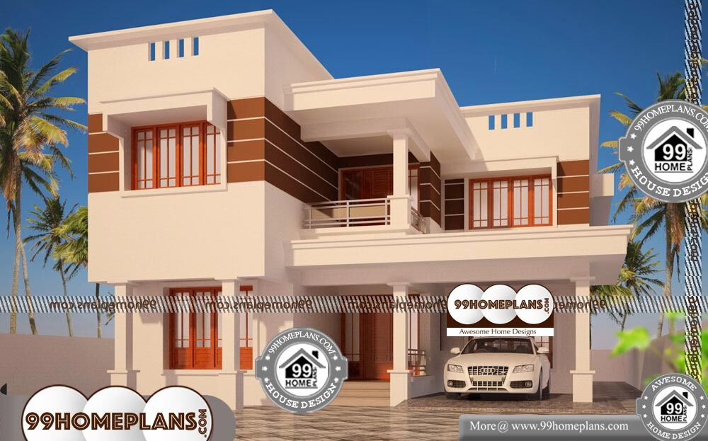 South Indian House Designs with Photos - 2 Story 2930 sqft- HOME