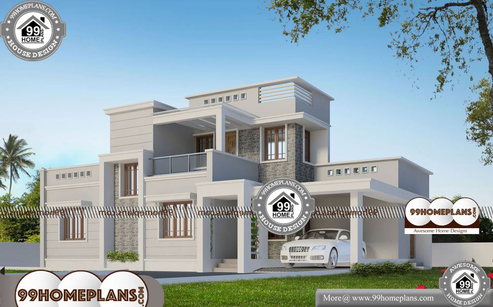 Two Storey House Plans for Narrow Lots - 2 Story 1800 sqft-Home