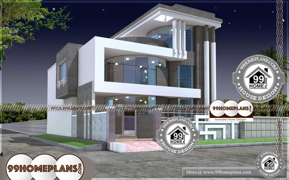 Villa Designs and Floor Plans - 2 Story 3100 sqft-Home