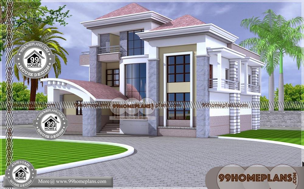 Architectural Designs of Houses | 60+ Small Double Storey Houses Plans