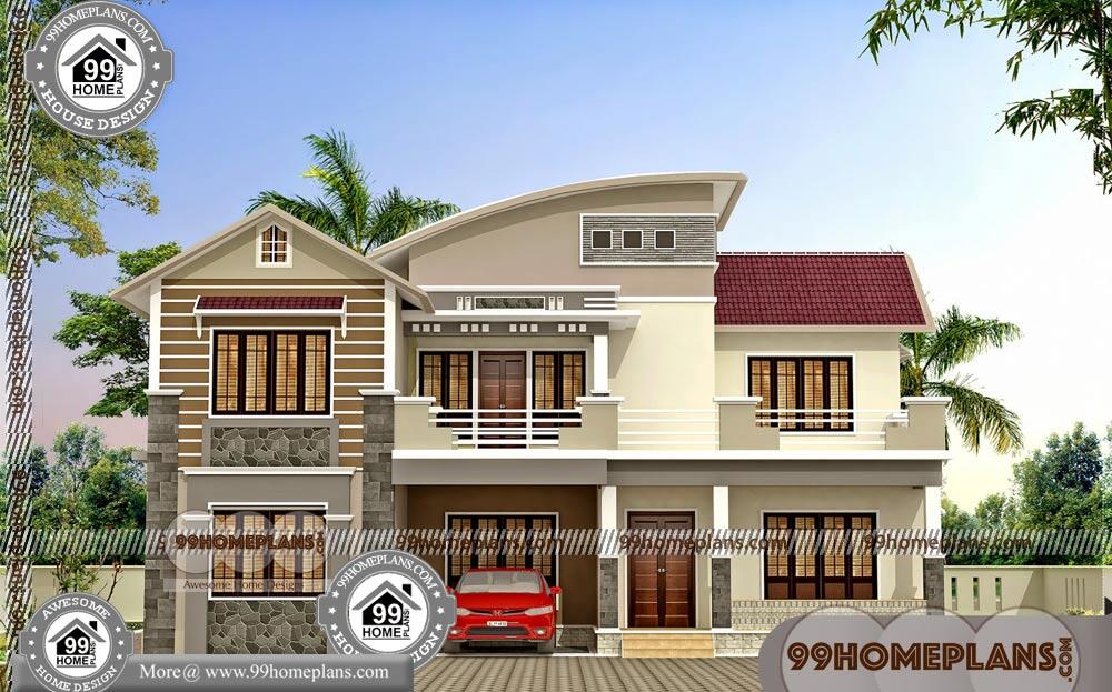 Beautiful House  Front Elevation  Plans  Modern Two  Storey  