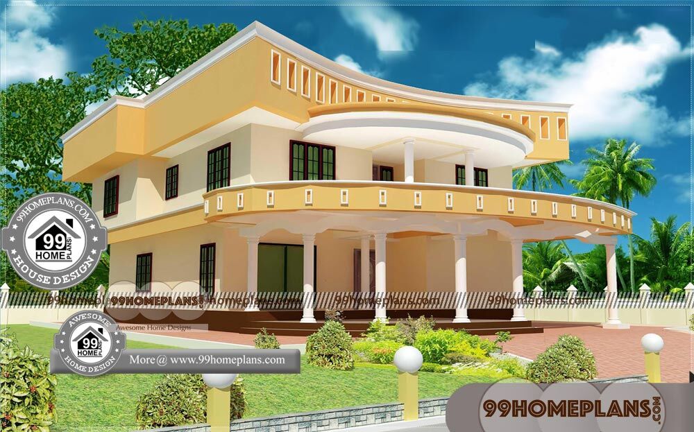 Best Home Elevation Designs | 50+ Modern Small Two Story House Plans