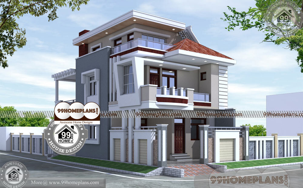 Design Floor Plans 90+ Front Design Of House In Indian Triple Story