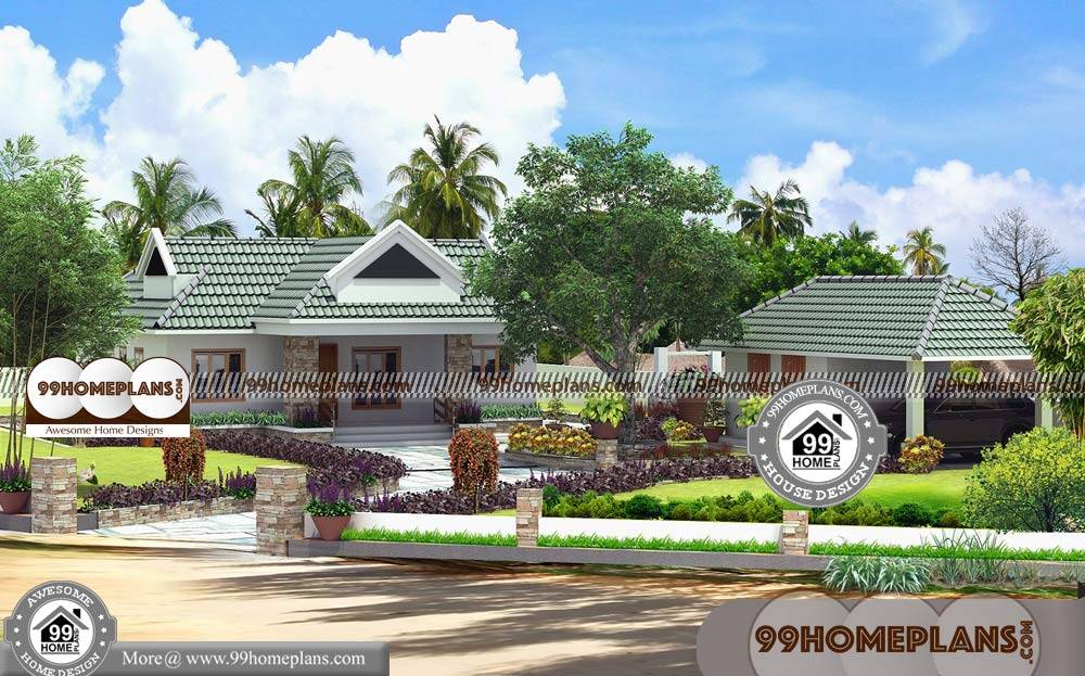 Elevation Designs for Single Floor Houses 90+ Simple House Model Plans