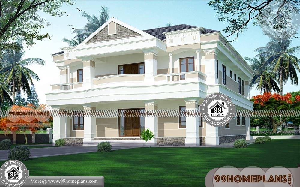 17 Two Story House Plan With Balcony Amazing House Plan 