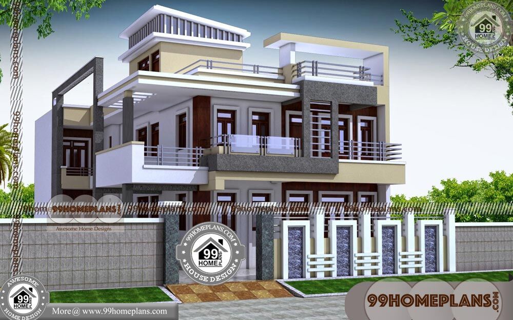 Free Home Plans Indian Style & 100+ 2 Storey House Design Pictures