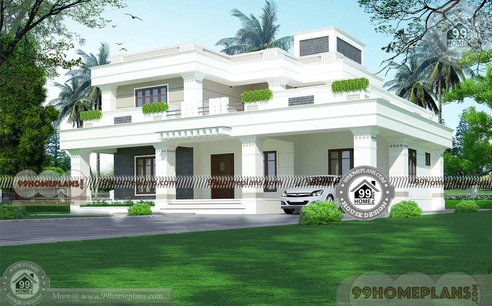 Free Indian House Designs & 90+ Two Storey House Floor Plan Collection