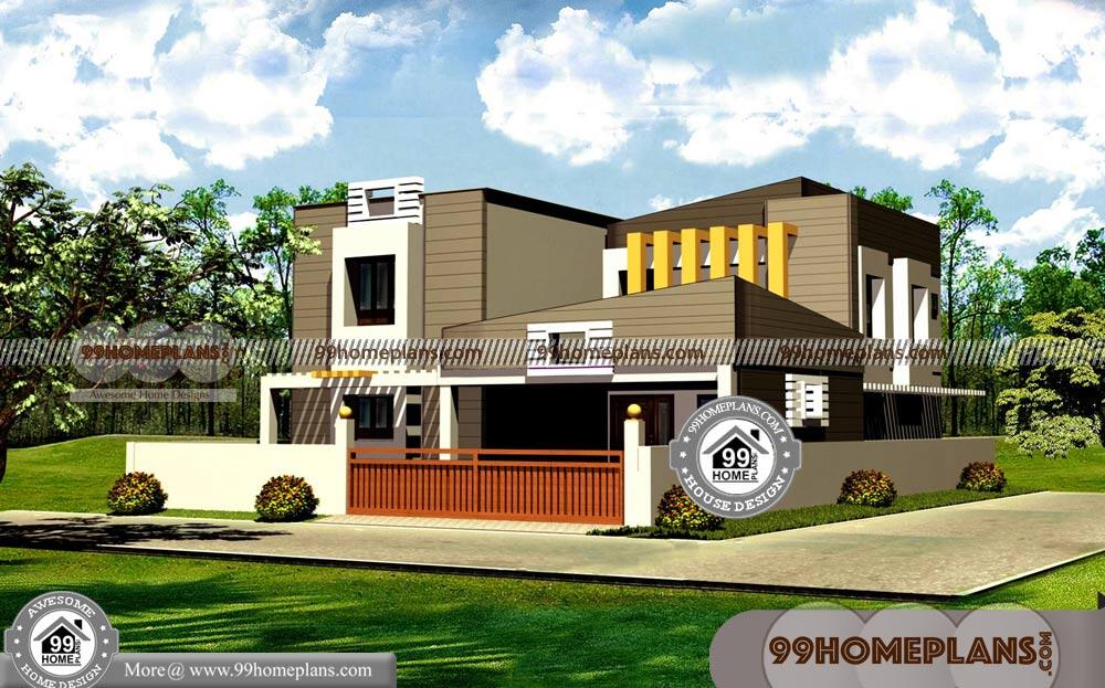 Front Elevation Duplex House 55+ Two Storey House Plan And Design