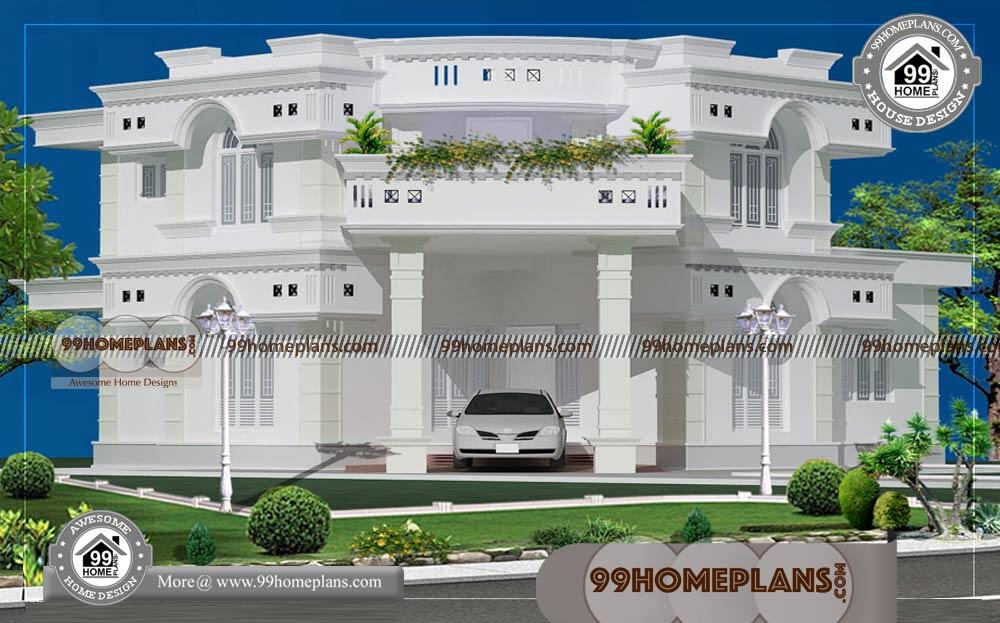 Home Design Indian Style Elevation 60+ 2 Storey Villa Designs Online