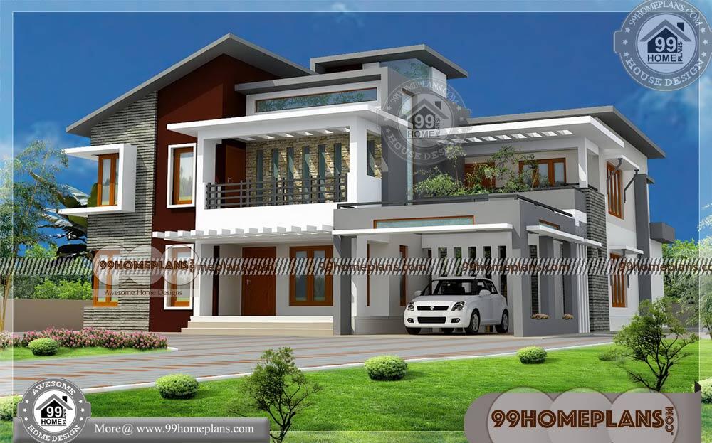 Home Design Low Budget & 80+ Beautiful Double Storey House Designs