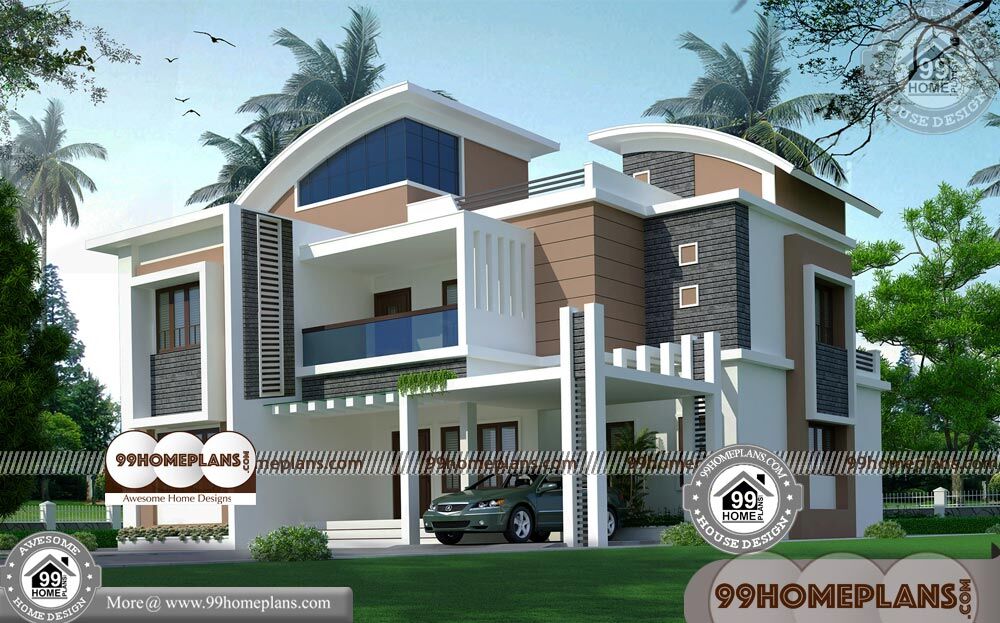  House  Plan  and Elevation Indian  Style  60 Modern 2 