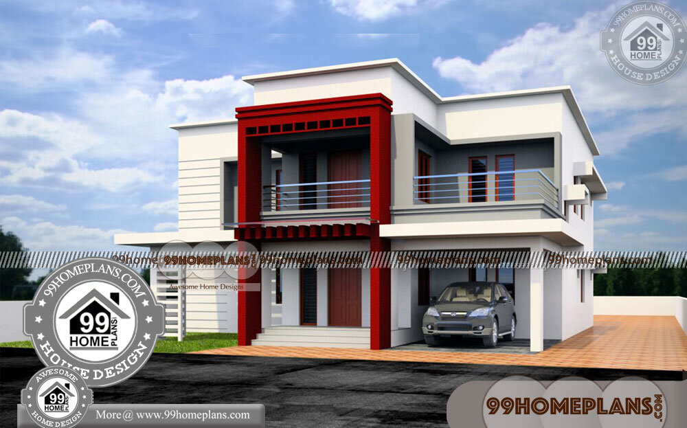 Duplex House Plans For 30x40 Site | Modern Home Plans For Narrow Lots