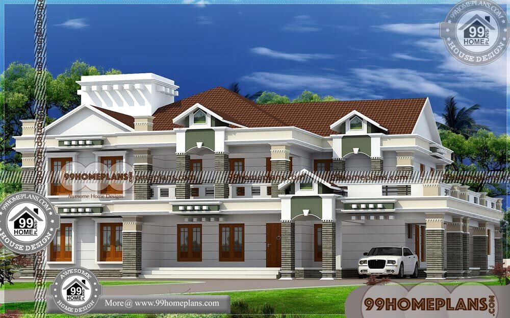 Indian Bungalow Plan 68+ Double Storey Bungalow Design & Plan Ideas