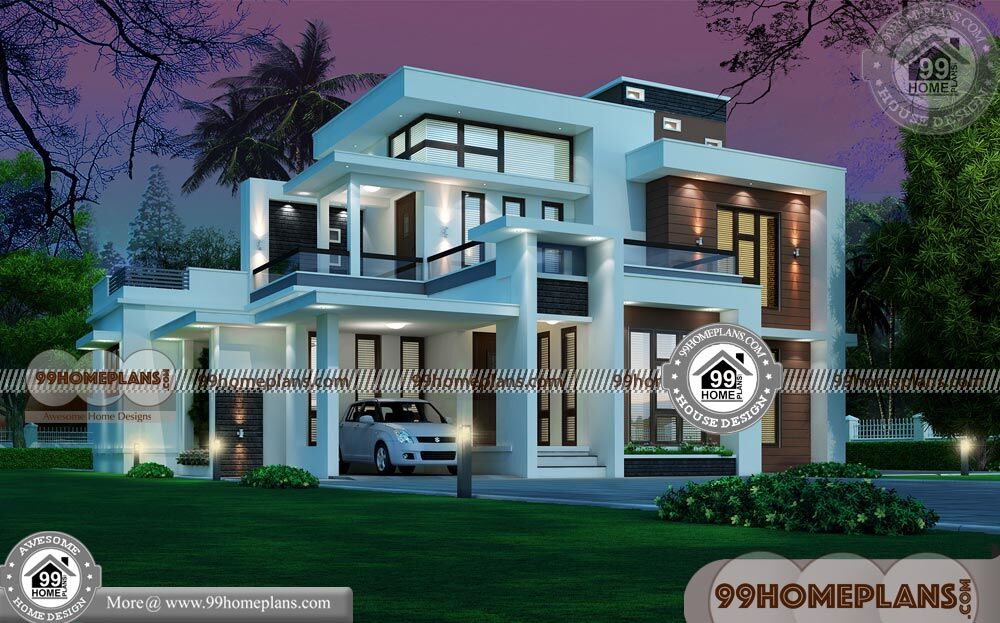 Indian Front House Design | 90+Double Story Bungalow Design Collection