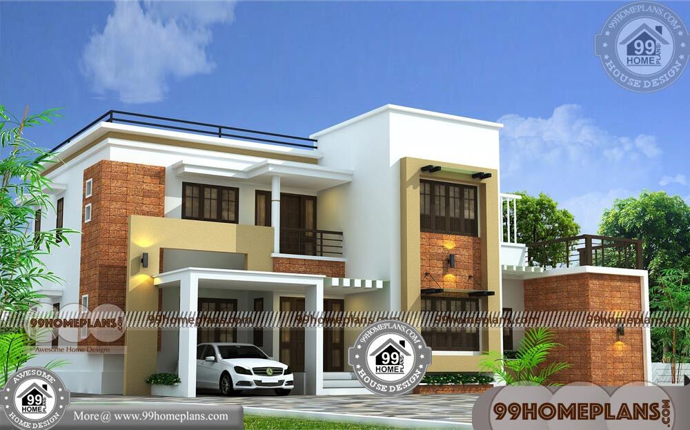 Indian Home Plans Free | 70+ Beautiful Two Storey House Designs, Ideas