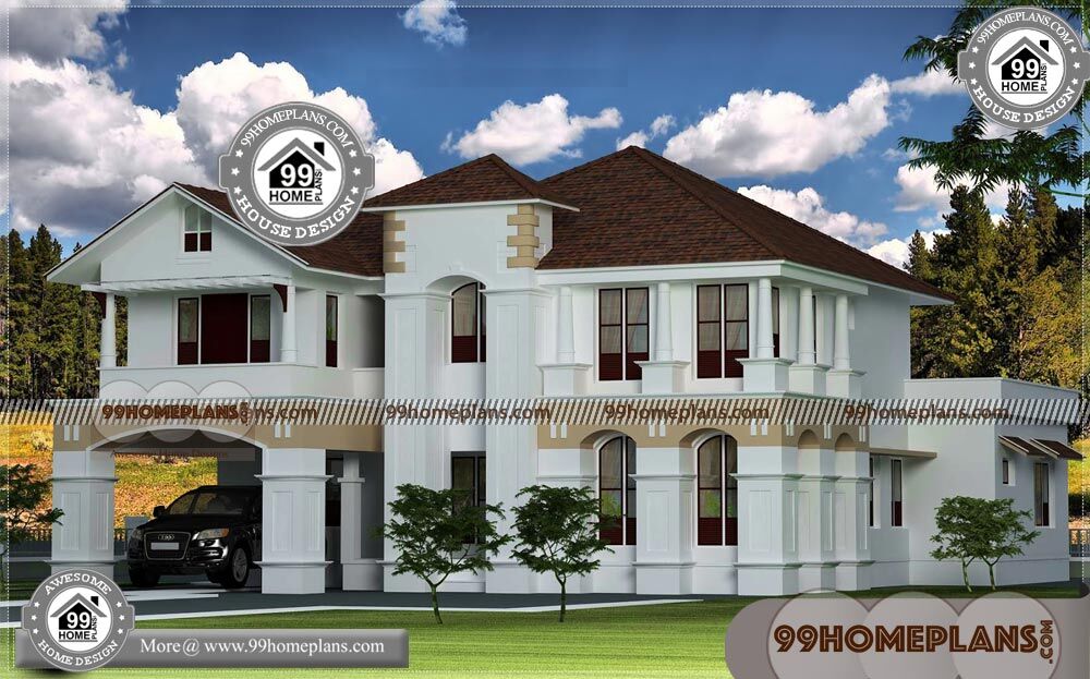 Indian House Design Ideas | 90+ Double Storey Bungalow House Design