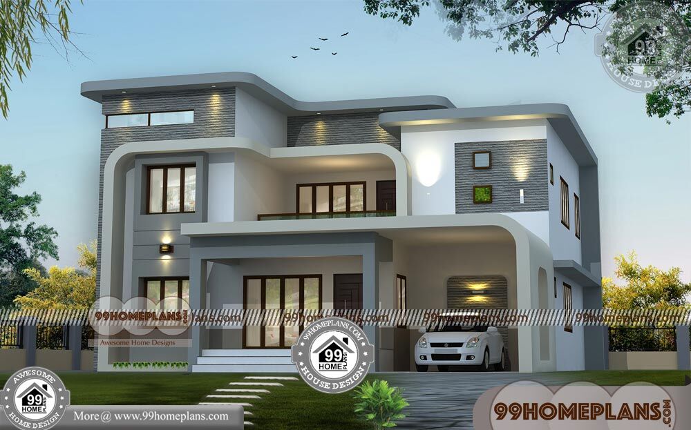 Indian House Design Plans | 80+ Two Story House Design Plans Online
