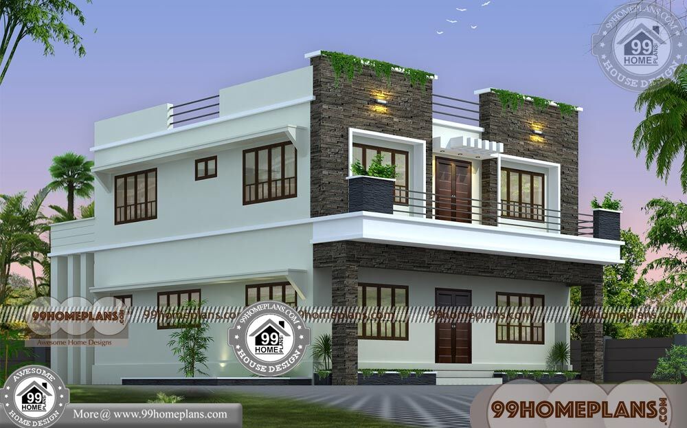 Indian House Plan Designs Free | 80+ 2 Story House With Balcony Design