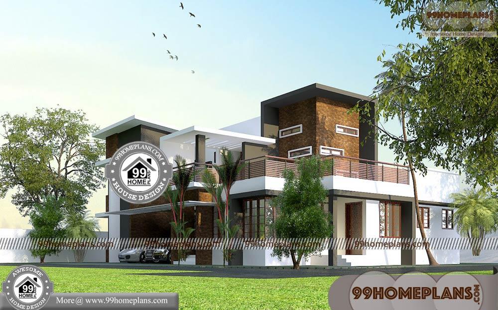 Indian Latest Home Design 75+ 2 Storey House Design With Terrace Plans