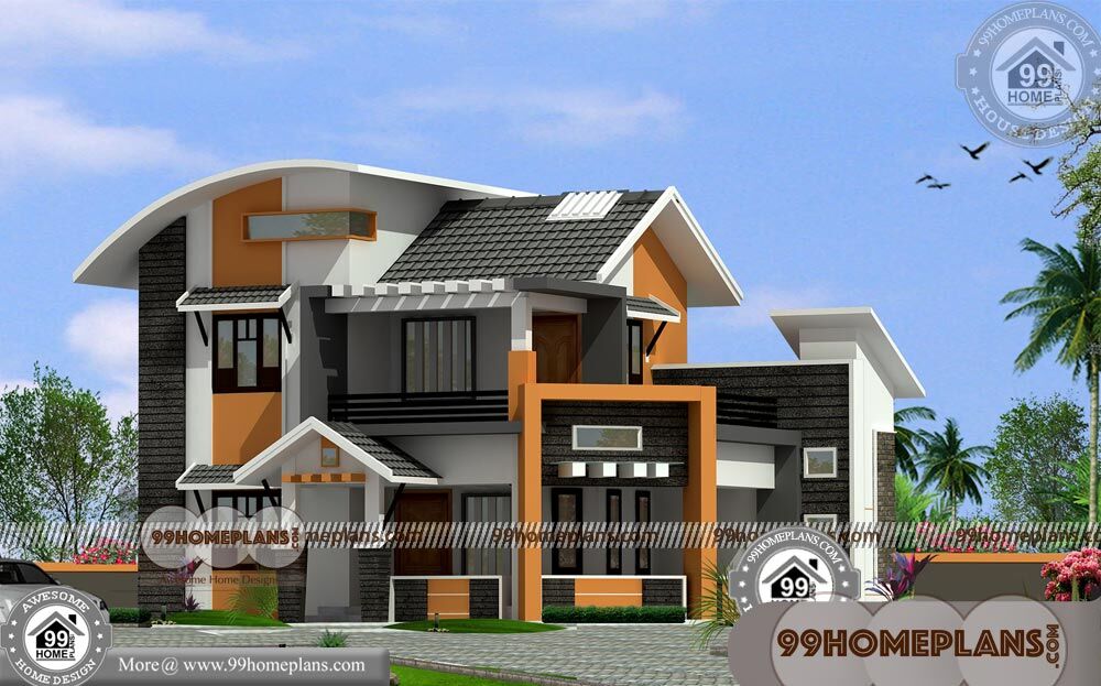 Indian New Home Designs 90+ 2 Story House Plans With Balcony Online