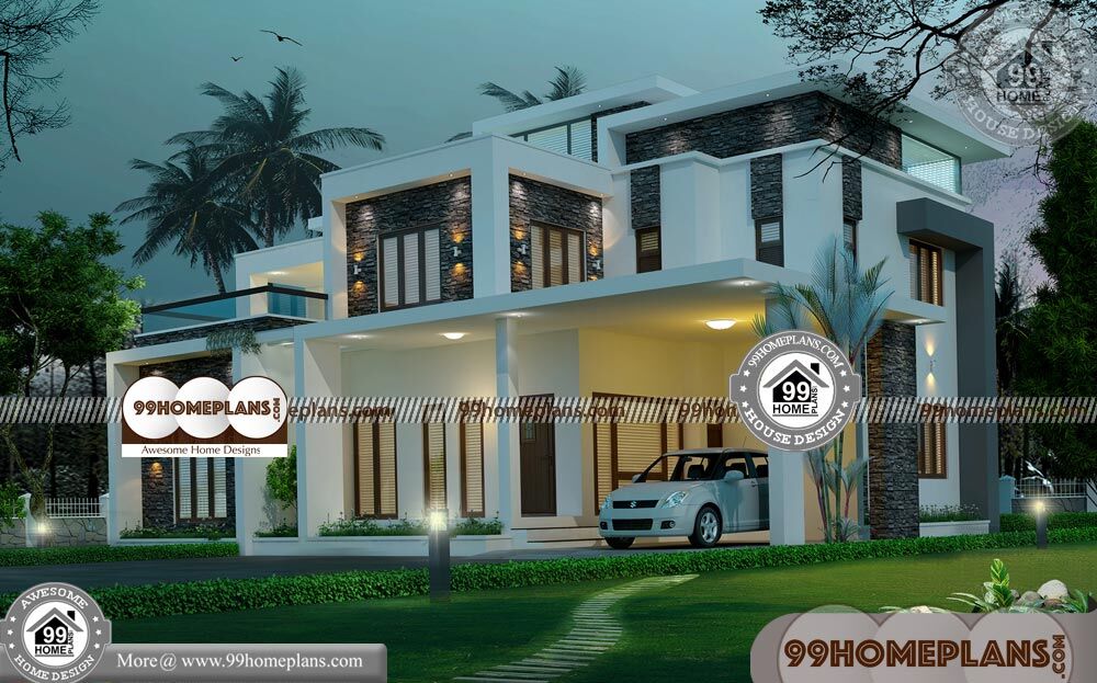 Indian New House Design & 60+ 3 Storey Modern House Plans & Ideas