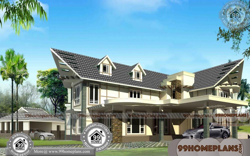 Indian Style House Architecture 70+ Double Storey Floor Plans Collections