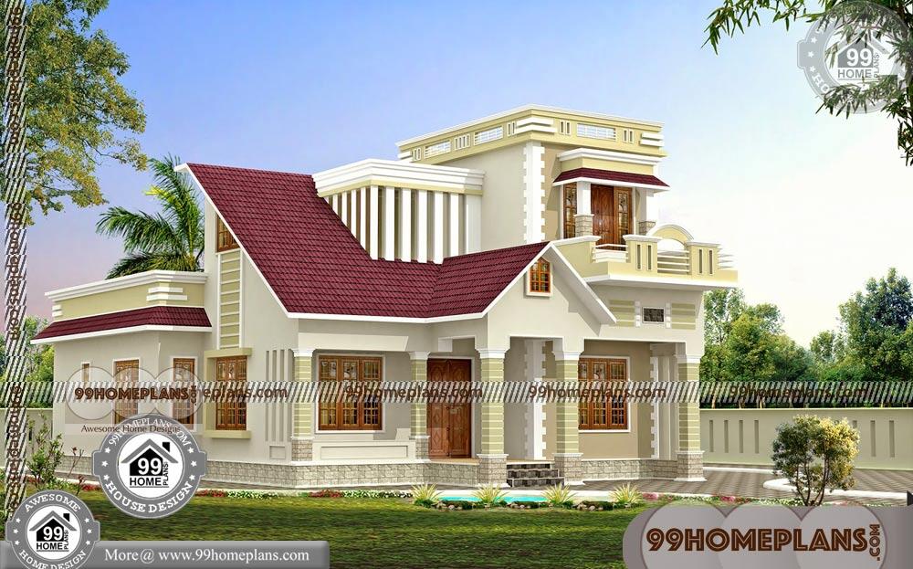 Kerala House Landscape Photos | 70+ 2 Story House Floor Plans & Ideas