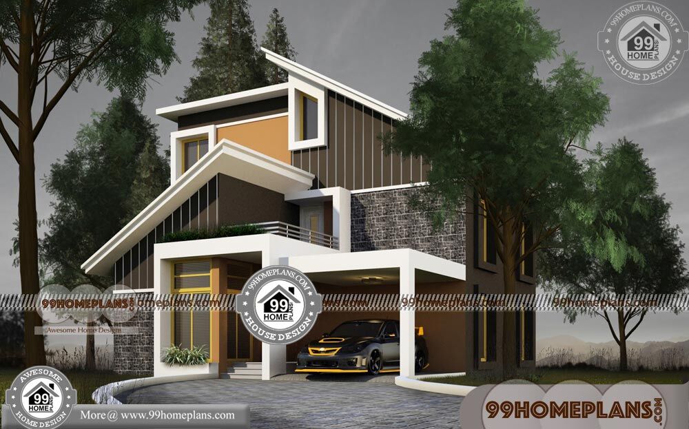 Kerala Modern Homes Collections | 90+ Modern Double Storey House Idea