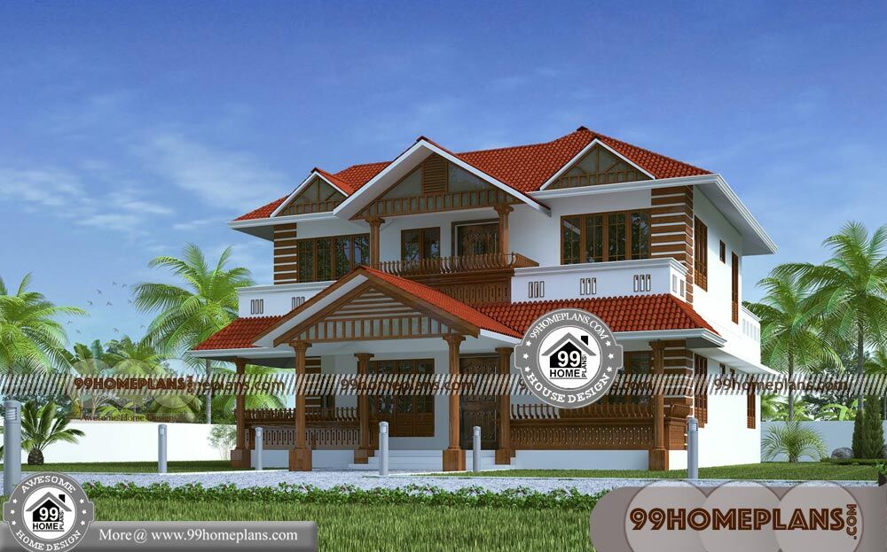 Kerala Traditional Nalukettu House 55+ Double House Plans Collections