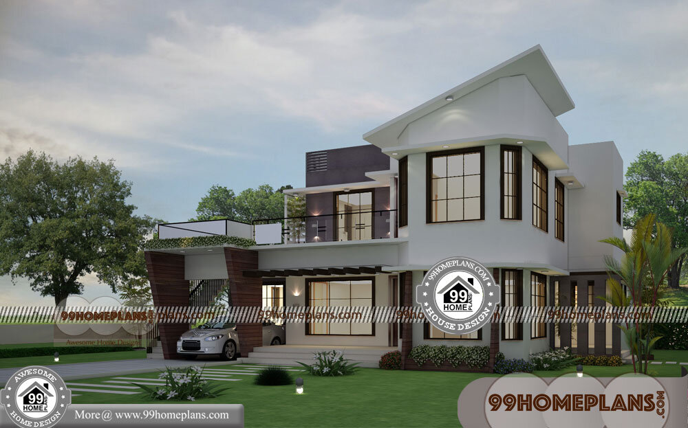 Latest Front Elevation Home Designs 40+ Double Story House Pictures