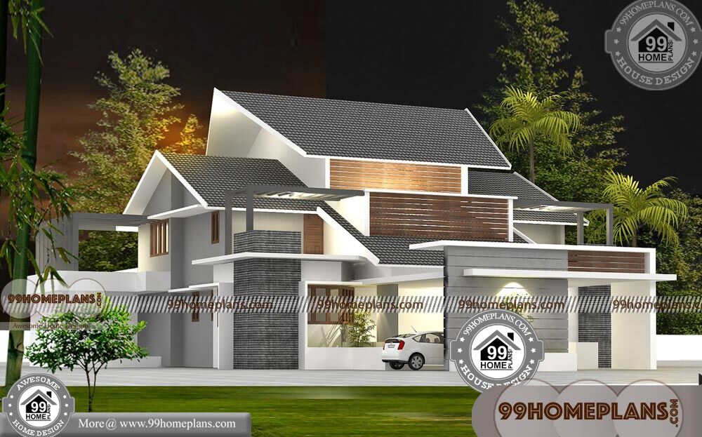 Low Budget Homes 60+ Contemporary 2 Storey House Designs Online