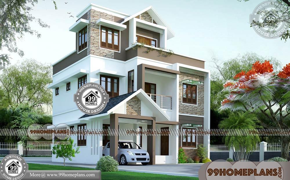 Low Budget House Plans in Kerala with Cost 80+ Large Home Plans