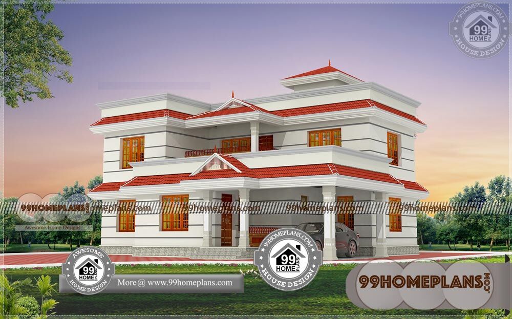 Low Budget Veedu Plans 80+ Beautiful Double Story House Plans Online