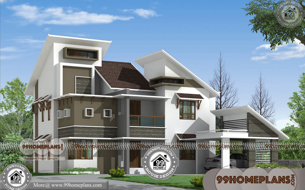 Low Cost Home Design 70+ 3D Double Storey House Plans Online Ideas