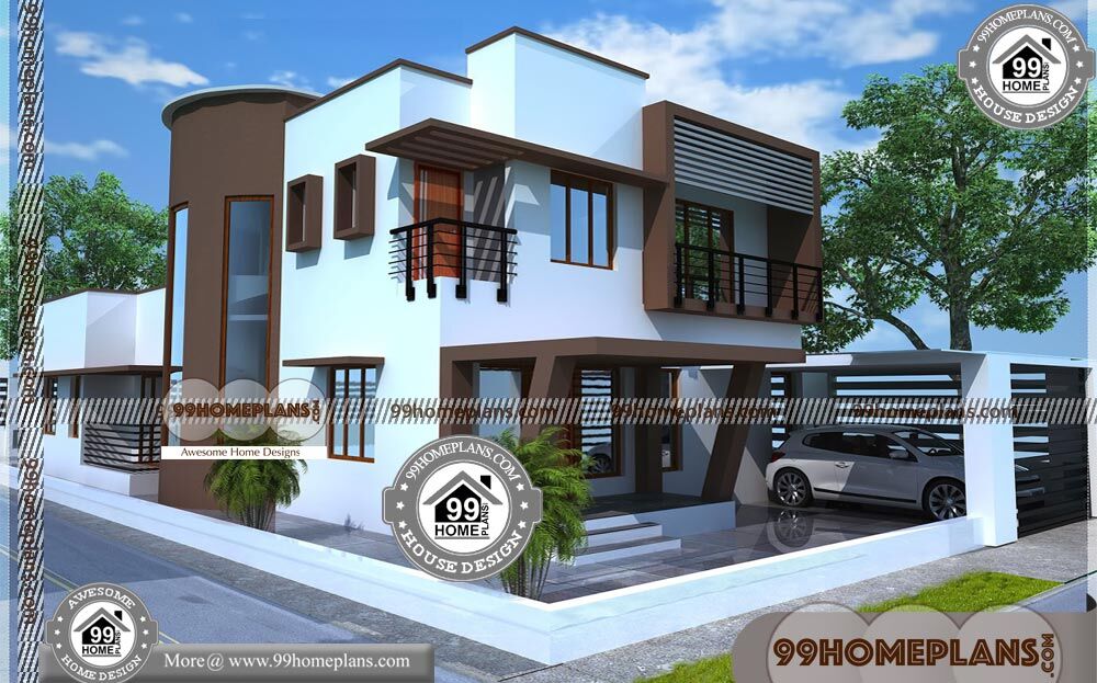 Low Cost House Design Modern Plans 90+ Double Floor House Plans